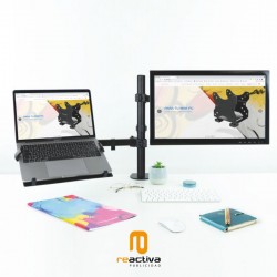 Soporte de mesa para tablets, pantallas y portátiles