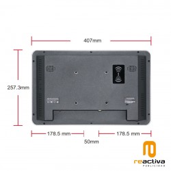 Tablet Reactiva 15.6" Interactiva 350cd/m2 24/7 (touch screen) + Wifi