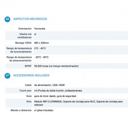 Pantalla interactiva de 75" amb Google EDLA (Ranura Slot mini PC)