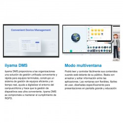 Pantalla interactiva de 75" amb Google EDLA (Ranura Slot mini PC)