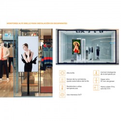 Totem Publicitari d'Alta Brillantor 55″ per Aparadors