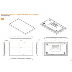 Monitor Max Light HDMI des de 32" fins a 86" Alta Brillantor