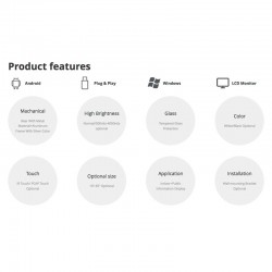 Monitor professional LCD Reactiva de 10,1” a 98” Multi-format