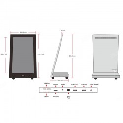 Display model Elements de sobretaula amb Android
