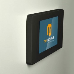 suport per tablet de paret en color negre