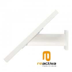 Suport universal metàl·lic per tablet de sobretaula i paret en color blanc